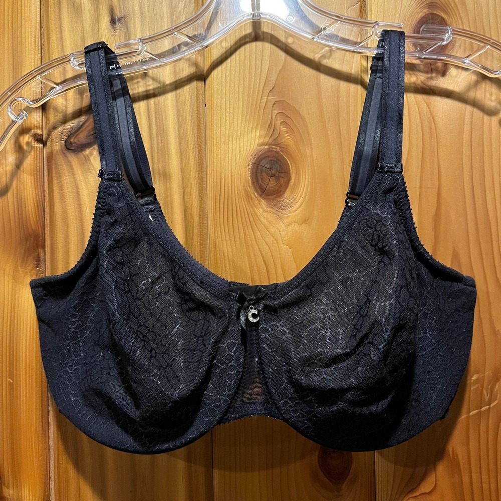 Chantelle Bra C Magnifique Seamless Unlined Minimizer Black 32DDD 32F